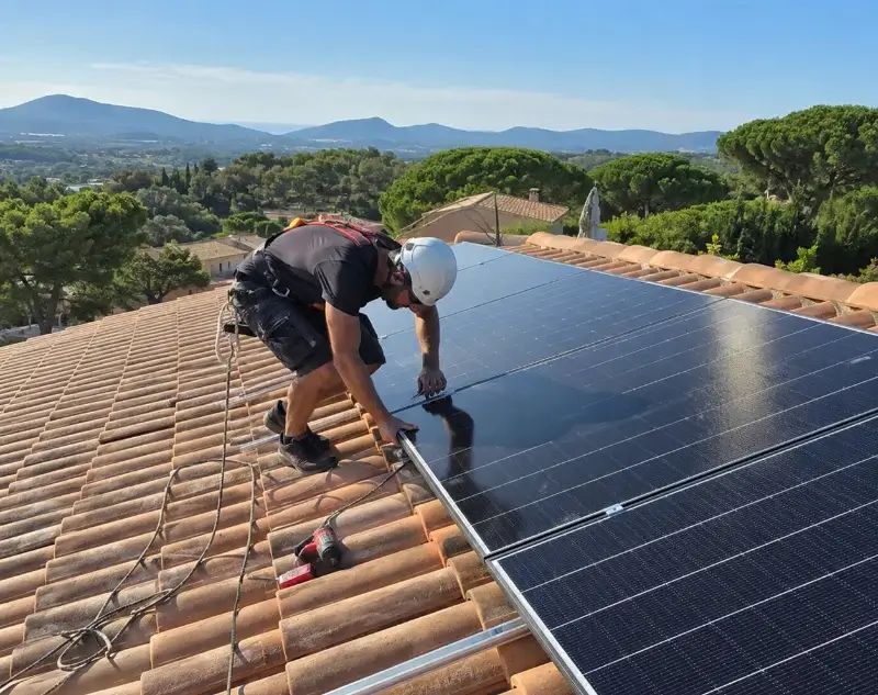 Installateur panneaux solaires Aulas — pose photovoltaïque sur toiture