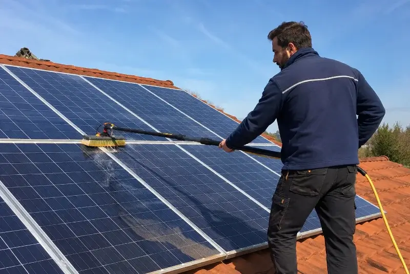 Nettoyage et entretien de panneaux solaires à Aulas