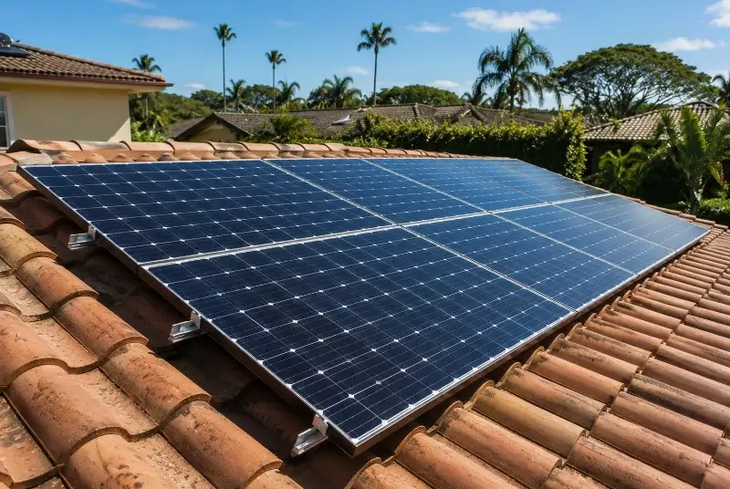 Installation de panneaux solaires à Aulas